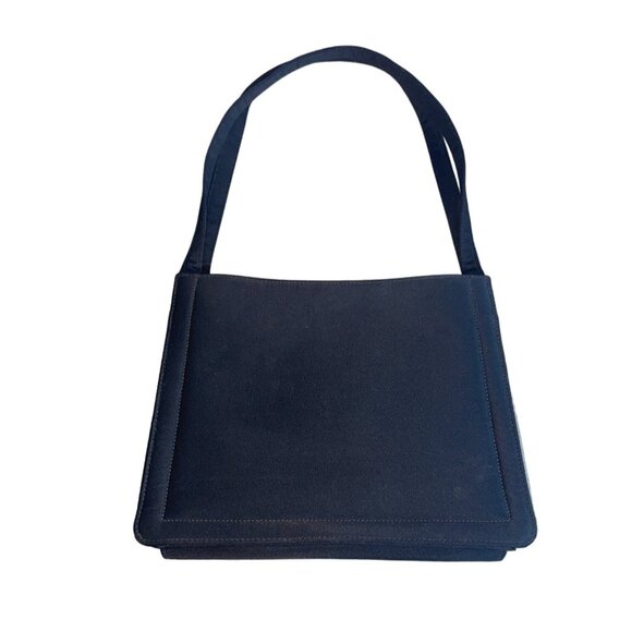 Conlentz Handbags - Coblentz Women's Black Kisslock Pocket Handbag Sz S